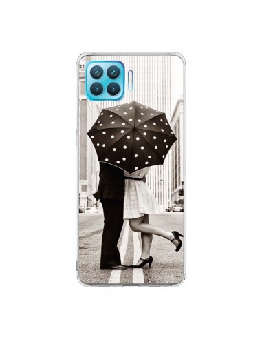 Coque Oppo Reno4 Lite Secret under Umbrella Amour Couple Love - Asano Yamazaki