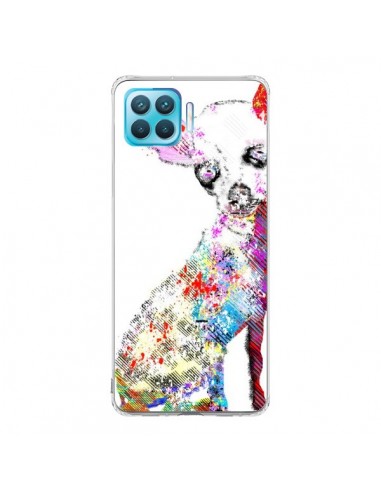 Coque Oppo Reno4 Lite Chien Chihuahua Graffiti - Bri.Buckley