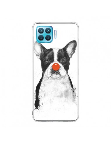 Coque Oppo Reno4 Lite Clown Bulldog Chien Dog - Balazs Solti