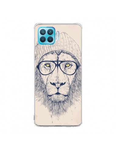 Coque Oppo Reno4 Lite Cool Lion Lunettes - Balazs Solti