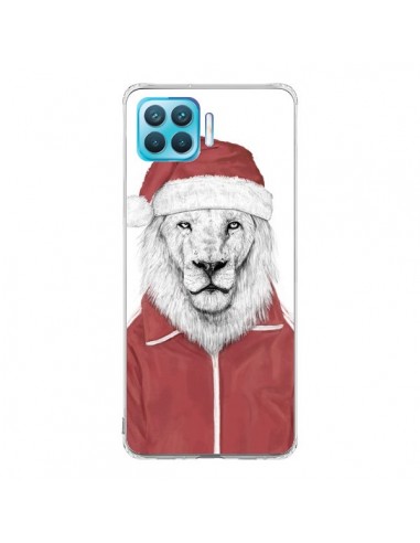 Coque Oppo Reno4 Lite Santa Lion Père Noel - Balazs Solti