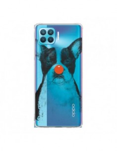 Coque Oppo Reno4 Lite Clown Bulldog Dog Chien...