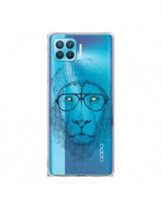 Coque Oppo Reno4 Lite Cool Lion Swag Lunettes...