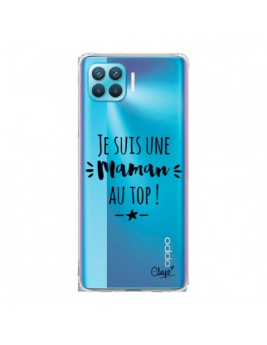 Coque Oppo Reno4 Lite Je suis une Maman au Top Transparente - Chapo