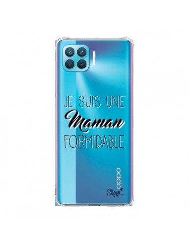 Coque Oppo Reno4 Lite Je suis une Maman Formidable Transparente - Chapo