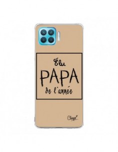 Coque Oppo Reno4 Lite Elu Papa de l'Année Beige - Chapo