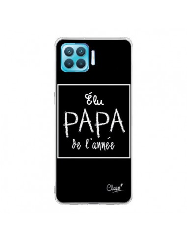 Coque Oppo Reno4 Lite Elu Papa de l'Année Noir - Chapo