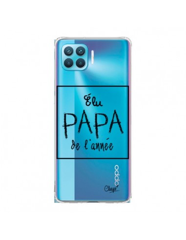 Coque Oppo Reno4 Lite Elu Papa de l'Année Transparente - Chapo