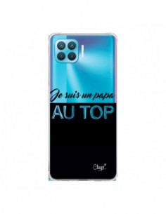 Coque Oppo Reno4 Lite Je suis un Papa au Top Transparente...
