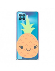Coque Oppo Reno4 Lite Ananas Pineapple Fruit Transparente...