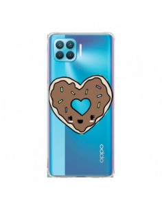 Coque Oppo Reno4 Lite Donuts Heart Coeur Chocolat...