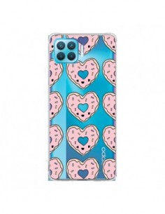 Coque Oppo Reno4 Lite Donuts Heart Coeur Rose Pink...
