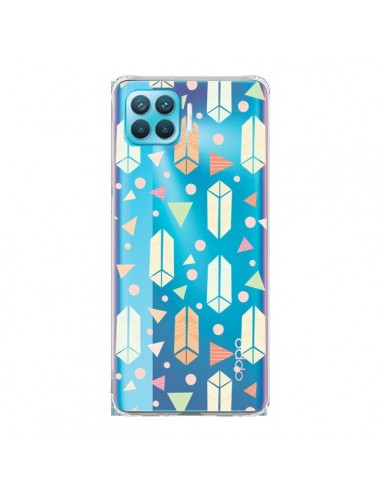 Coque Oppo Reno4 Lite Arrow Fleche Azteque Transparente - Claudia Ramos