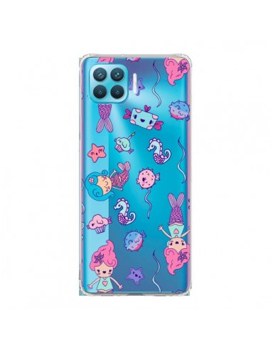 Coque Oppo Reno4 Lite Mermaid Petite Sirene Ocean Transparente - Claudia Ramos