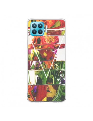 Coque Oppo Reno4 Lite Facke Flowers Fleurs - Danny Ivan