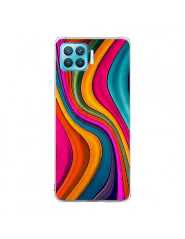 Coque Oppo Reno4 Lite Love Color Vagues - Danny Ivan