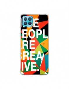 Coque Oppo Reno4 Lite Nice people are creative art -...
