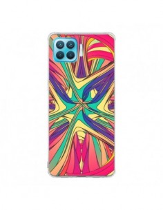 Coque Oppo Reno4 Lite Veins Veines Azteque Vagues - Danny...