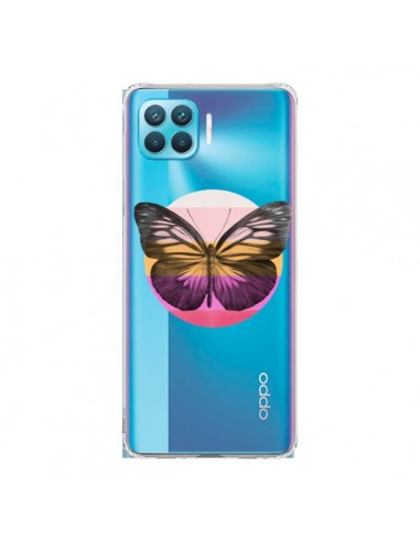 Coque Oppo Reno4 Lite Papillon Butterfly Transparente - Eric Fan