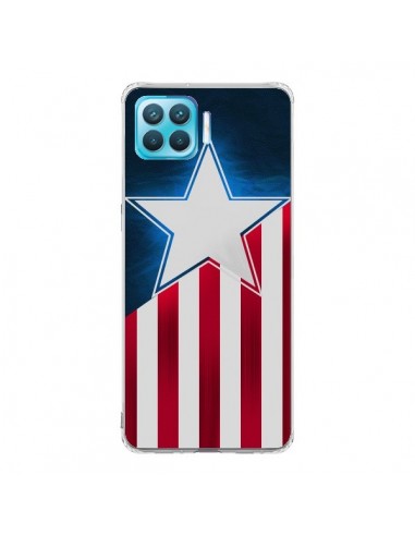 Coque Oppo Reno4 Lite Captain America - Eleaxart