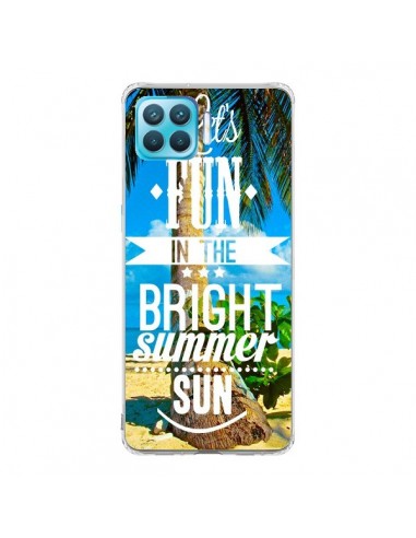 Coque Oppo Reno4 Lite Fun Summer Sun _té - Eleaxart