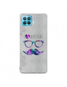 Coque Oppo Reno4 Lite I Love Hipsters - Eleaxart