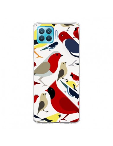 Coque Oppo Reno4 Lite Oiseaux Birds - Eleaxart