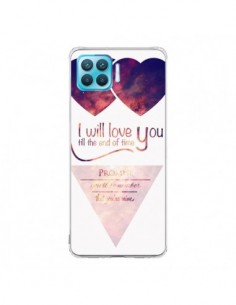 Coque Oppo Reno4 Lite I will love you until the end...