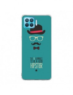 Coque Oppo Reno4 Lite Chapeau, Lunettes, Moustache, Noeud...