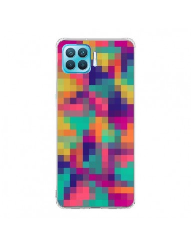 Coque Oppo Reno4 Lite Exotic Mosaic Pixels Azteque - Eleaxart