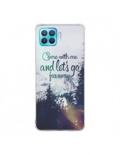 Coque Oppo Reno4 Lite Let's Go Far Away Snow Neige -...
