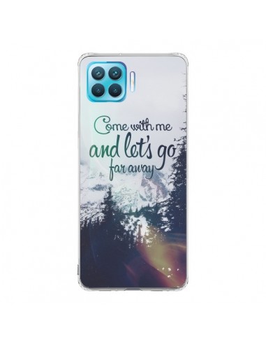 Coque Oppo Reno4 Lite Let's Go Far Away Snow Neige - Eleaxart