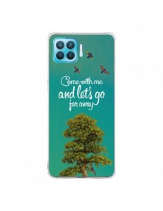 Coque Oppo Reno4 Lite Let's Go Far Away Tree Arbre -...