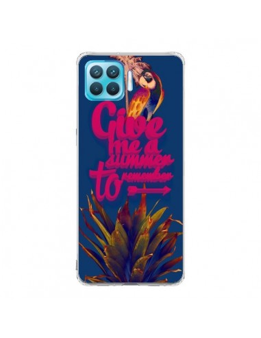 Coque Oppo Reno4 Lite Give me a summer to remember souvenir paysage - Eleaxart