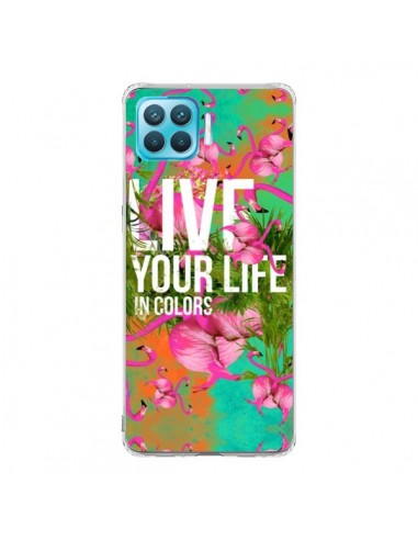 Coque Oppo Reno4 Lite Live your Life - Eleaxart