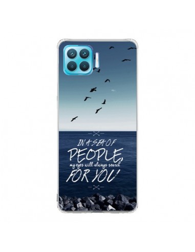 Coque Oppo Reno4 Lite Sea Mer Plage - Eleaxart