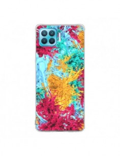 Coque Oppo Reno4 Lite Splashes Peintures - Eleaxart