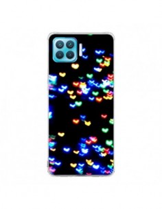 Coque Oppo Reno4 Lite Heart Coeurs Muticolores -  Léa...