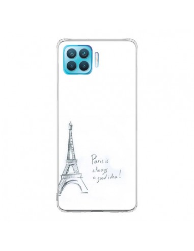 Coque Oppo Reno4 Lite Paris is always a good idea -  Léa Clément