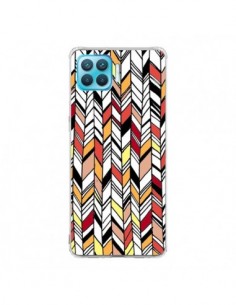 Coque Oppo Reno4 Lite Graphic Azteque Rouge Orange -  Léa...