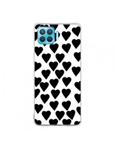 Coque Oppo Reno4 Lite Coeur Noir - Project M