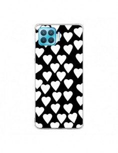 Coque Oppo Reno4 Lite Coeur Blanc - Project M