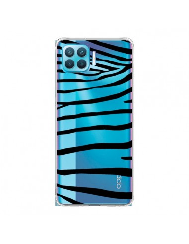 Coque Oppo Reno4 Lite Zebre Zebra Noir Transparente - Project M