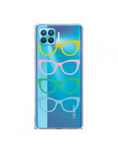 Coque Oppo Reno4 Lite Sunglasses Lunettes Soleil Couleur Transparente - Project M