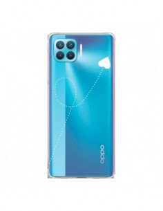 Coque Oppo Reno4 Lite Travel to your Heart Blanc Voyage...