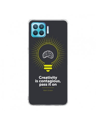 Coque Oppo Reno4 Lite Creativity is contagious, Einstein - Shop Gasoline