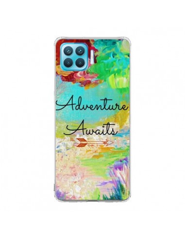 Coque Oppo Reno4 Lite Adventure Awaits Fleurs - Ebi Emporium