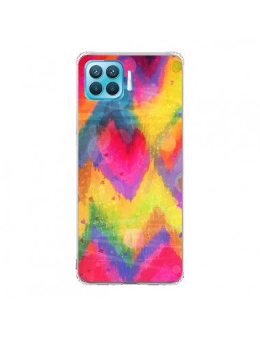 Coque Oppo Reno4 Lite Coeur Tribal - Ebi Emporium