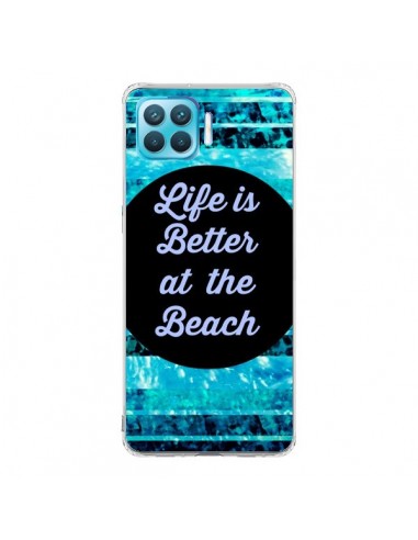 Coque Oppo Reno4 Lite Life is Better at The Beach - Ebi Emporium
