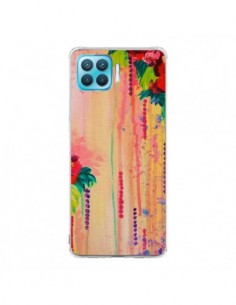 Coque Oppo Reno4 Lite Strawberry Confetti Flowers - Ebi...